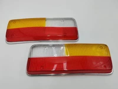 Par (2) de luzes traseiras com lentes redondas 504 Peugeot Coupé e Cabriolet Série 2 e Série 3 — visualização 2