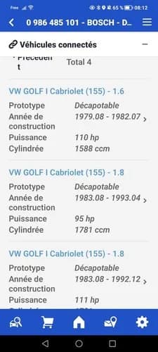 Servo frein mastervac  Vw   golf 1 Vw.  Jetta   Vw Sirocco — Ansicht 5