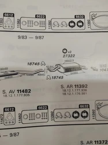 Auspuffschalldämpfer BMW 323 I E30 — Ansicht 4