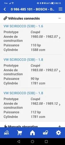 Servo frein mastervac  Vw   golf 1 Vw.  Jetta   Vw Sirocco — Ansicht 10