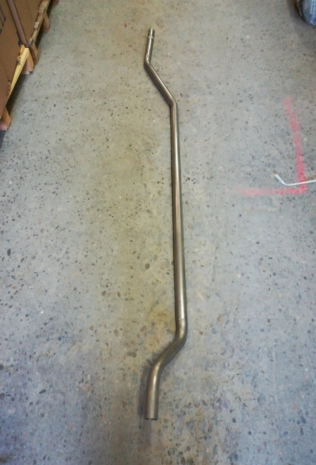 Tubo Intermédio Peugeot 403 Break e Familiar aço galvanizado — vista 2