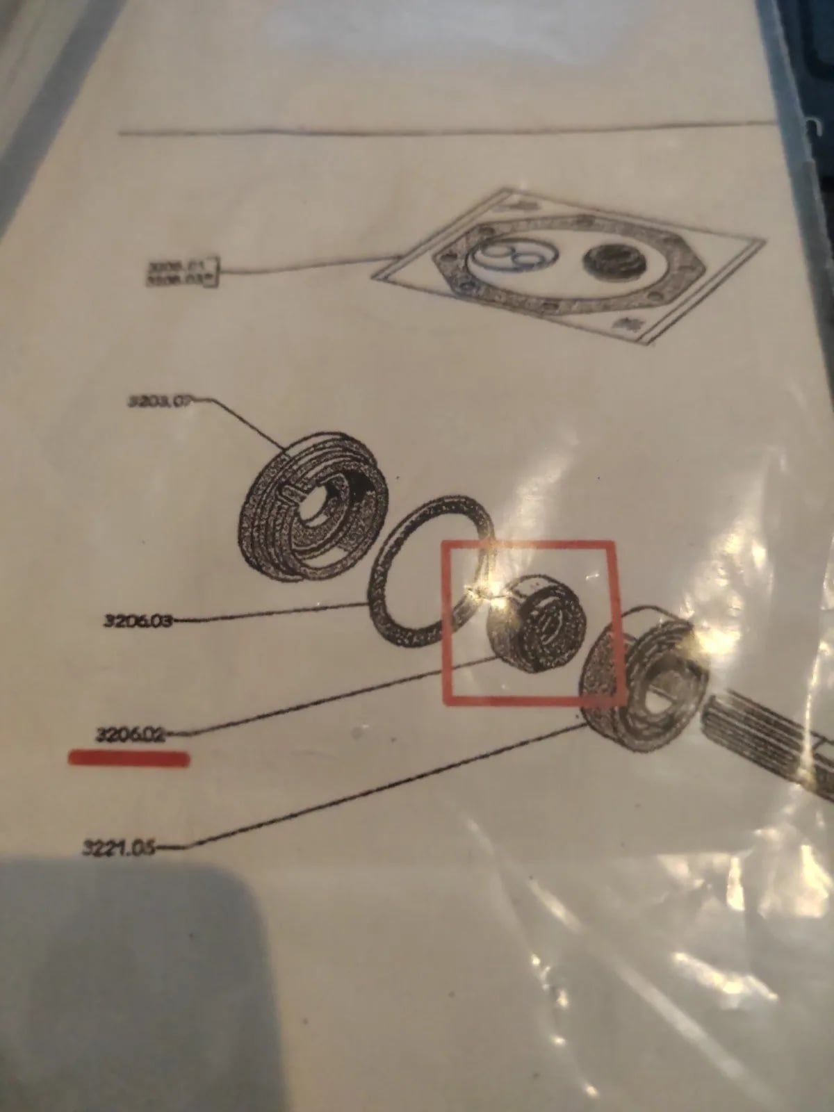Hinterachsdichtungen Peugeot 203 Peugeot 403 Peugeot 404 — Ansicht 3