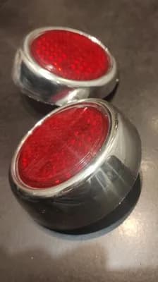 Paar (2) Catadioptre-Rückstrahler für Peugeot 404